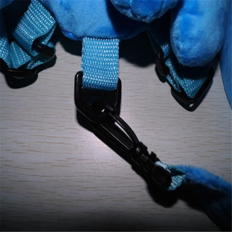 Синего цвета с принтом «Элмо» приятель Голдбаг животных 2 в 1 ремни плюшевая игрушка-Рюкзак Детские ремни для малышей Walker
