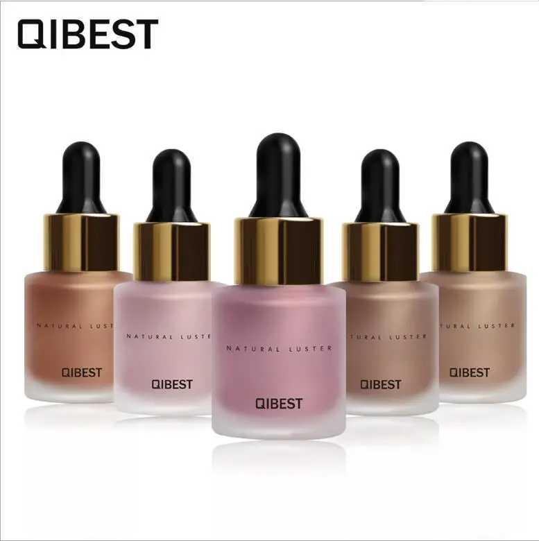 

New 20ml 5 color multi-purpose dropper Makeup high gloss liquid Highlighter foundation Beauty Original Concealers
