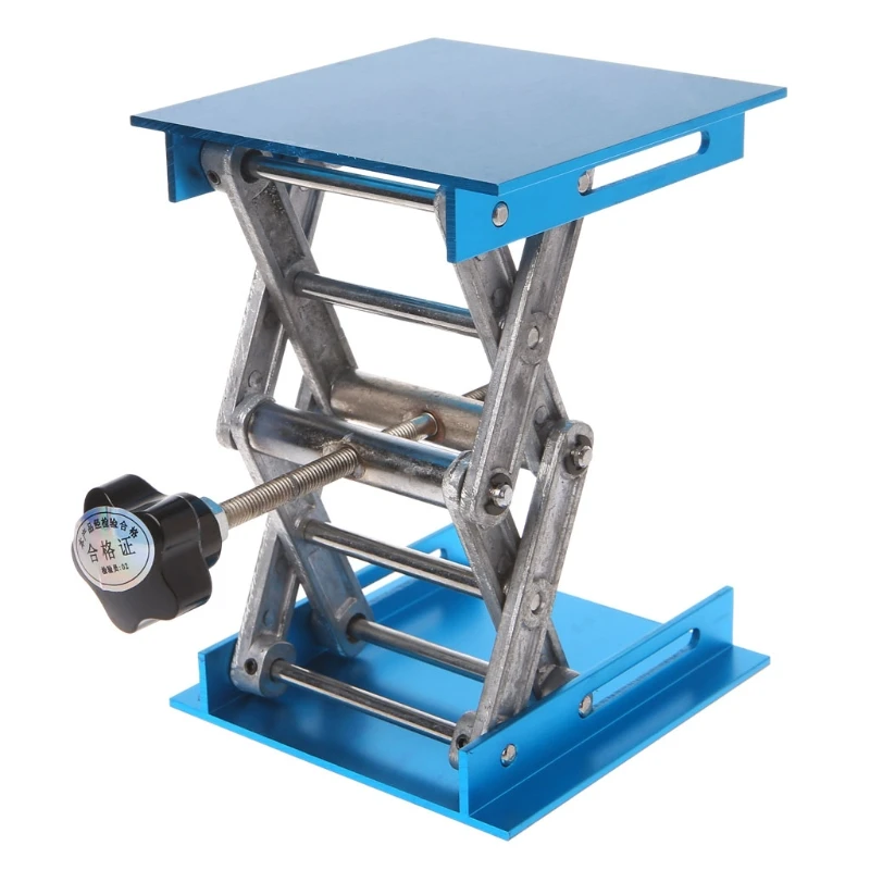 

4"x4" Aluminum Router Lift Table Woodworking Engraving Lab Lifting Stand Rack