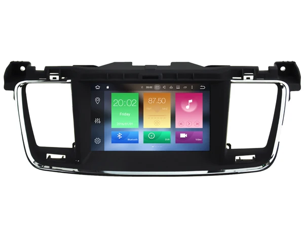 Discount Ips screen Android 8.0 Car Dvd Navi Player FOR PEUGEOT 508 gps auto stereo audio multimedia 1