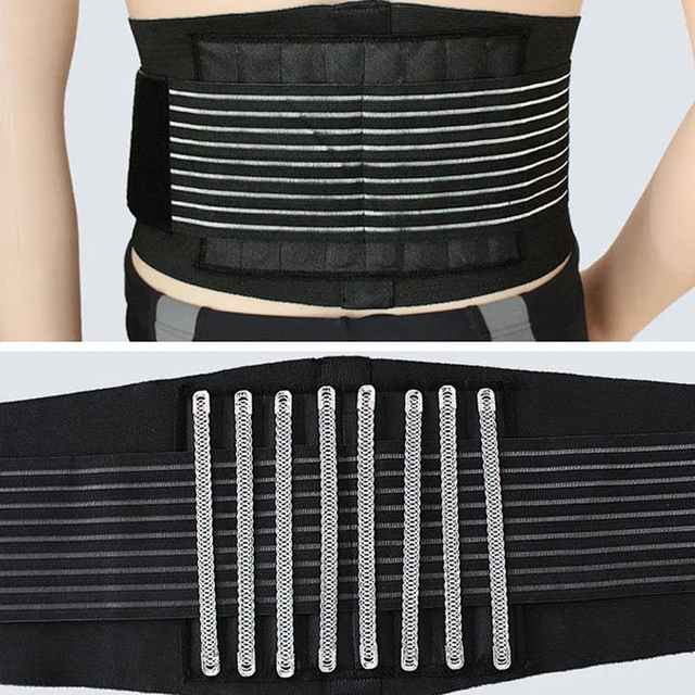 New Promotion sport accessories Back Support Brace Belt Lumbar Lower Waist Double Adjust Back Pain Relief waist support
