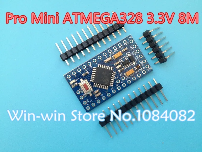 10 шт./лот Pro Mini 328 Mini 3,3 V/8 M 5 V/16 M ATMEGA328 ATMEGA328P-AU 3,3 V/8 MHz 5 V/16 MHZ для Arduino