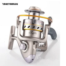 YINGTOUMAN 2 шт./лот 13 BB 5,2: 1 Ky100-7000 серебристо-серое рыболовное колесо с металлической головкой спиннинговое колесо рыболовные снасти