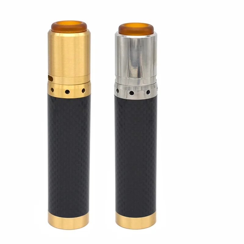 

Vazzling vape kit 18650/20700/21700 Carbon Fiber mech Mod+ RDA 25mm vs Kennedy Vindicator vape mod