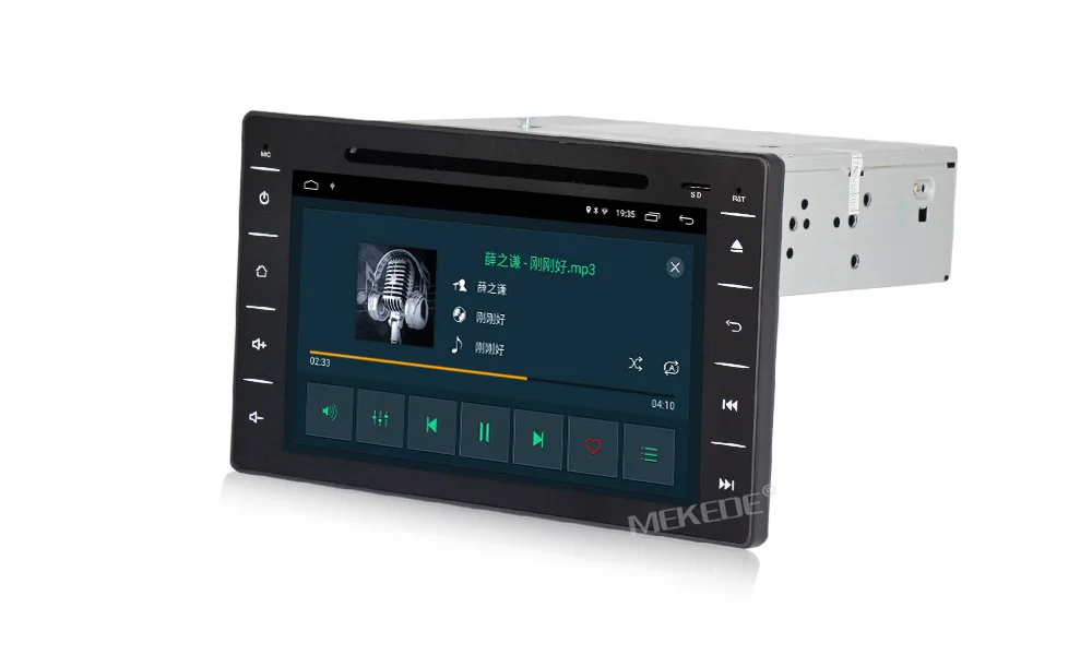 Clearance MEKEDE 2+32G Android 9.1 Car DVD multimedia Player audio radio  for Toyota Hilux 2016  Car Radio GPS Navigation BT WIFI RDS 7