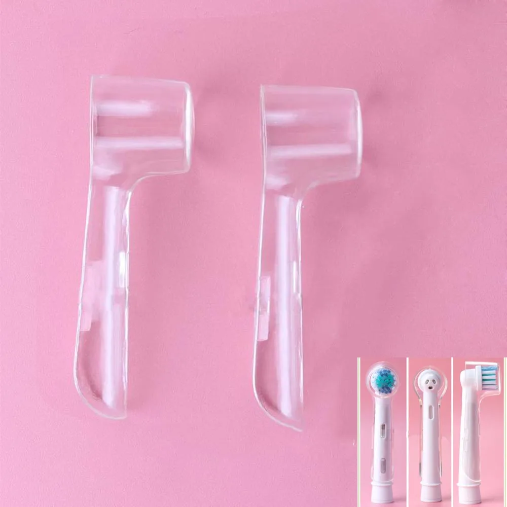 4 Pcs Professional Transparent Dustproof Electric Toothbrush Heads