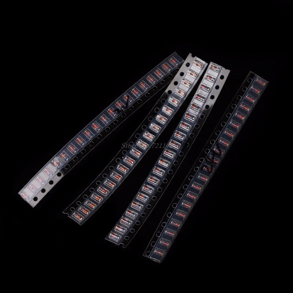300 шт. 15 значений LL34 SMD Диод Зенера 1/2 Вт 3 в 24 1N4148 Ассортимент Комплект комплект