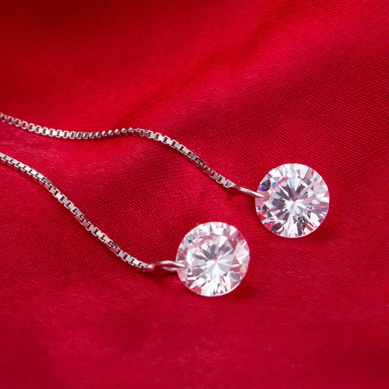 PATICO-Exquisite-925-Sterling-Silver-Long-Tassel-Drop-Cubic-Zirconia-Round-Crystal-Drop-Earrings-Women-Brincos