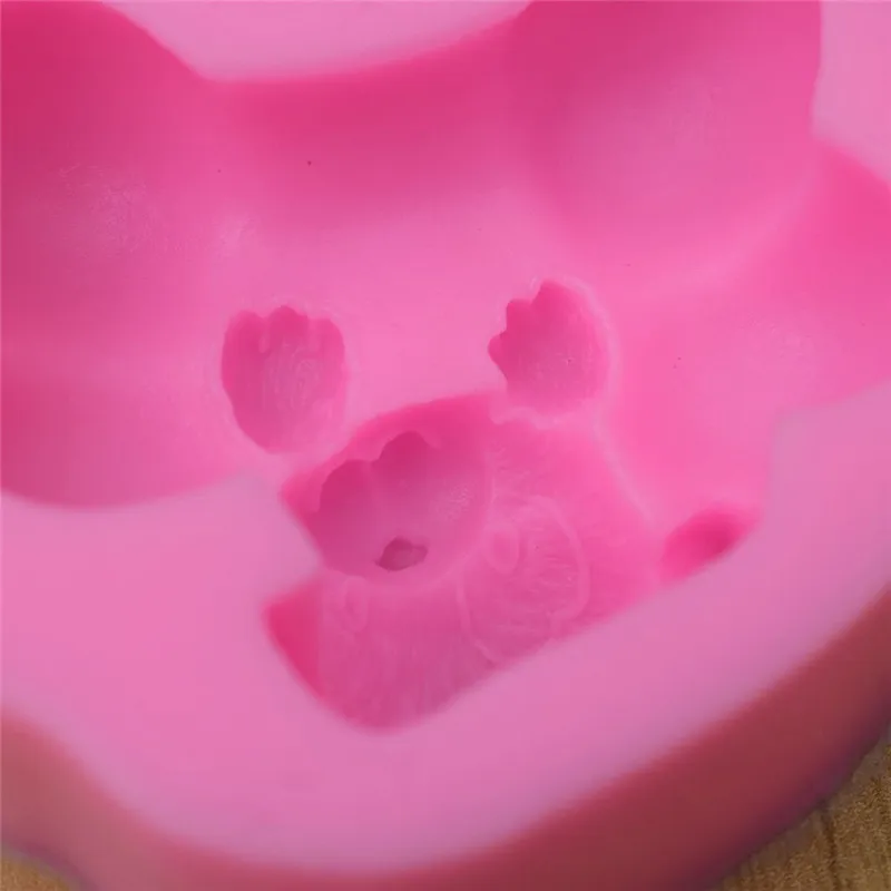 

New style hot sale Cute Baking mats dog silicone Cake Molds our cherish chocolate eco-friendly DIY candy jelly bakeware