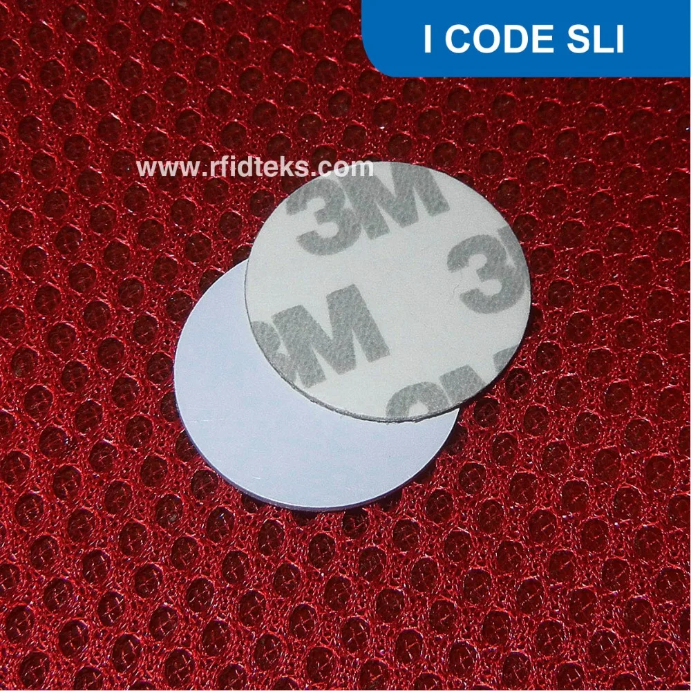 CT30 диаметр 30 мм RFID Метка RFID жетон ПВХ круглые rfid бирки 13,56 МГц, ISO 15693 с I кодом SLI чип
