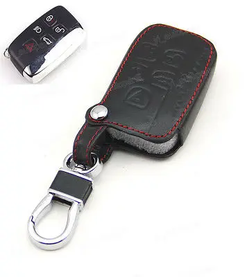 Кожаный чехол держатель подходит для Land Range Rover Sport Evoque LR4 Smart Remote ключ 5 кнопок KOBJTF10A