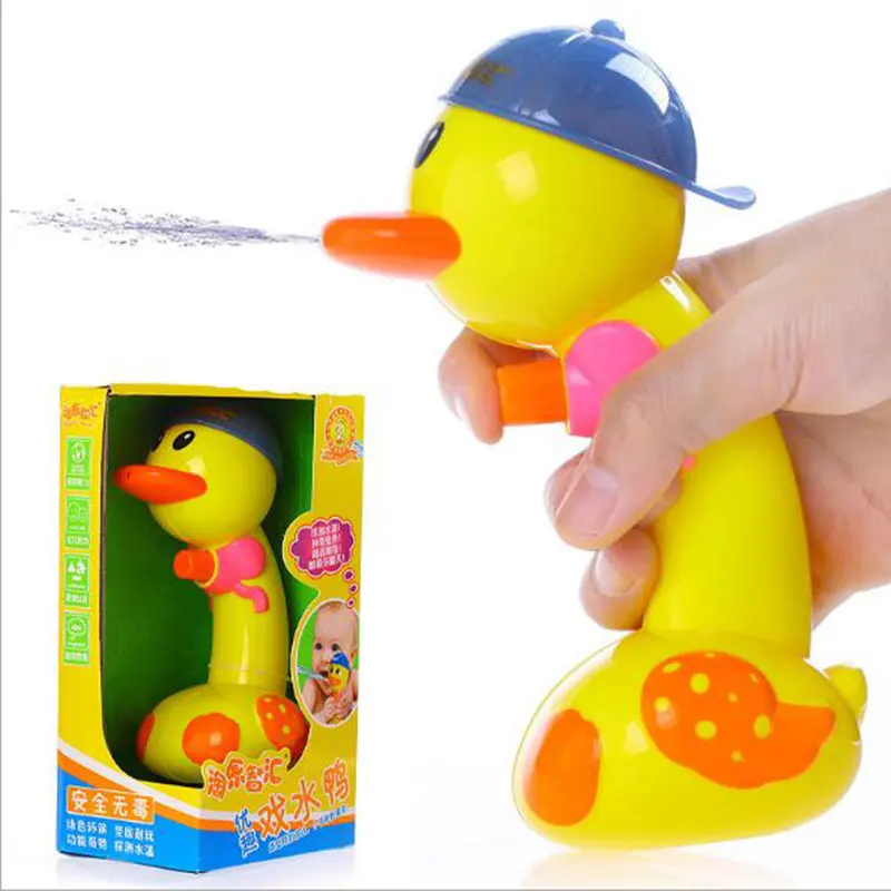 Bath Toys Duck Baby Play Water Spray Water Shower Temperature Duck Water Spraying Tool Present