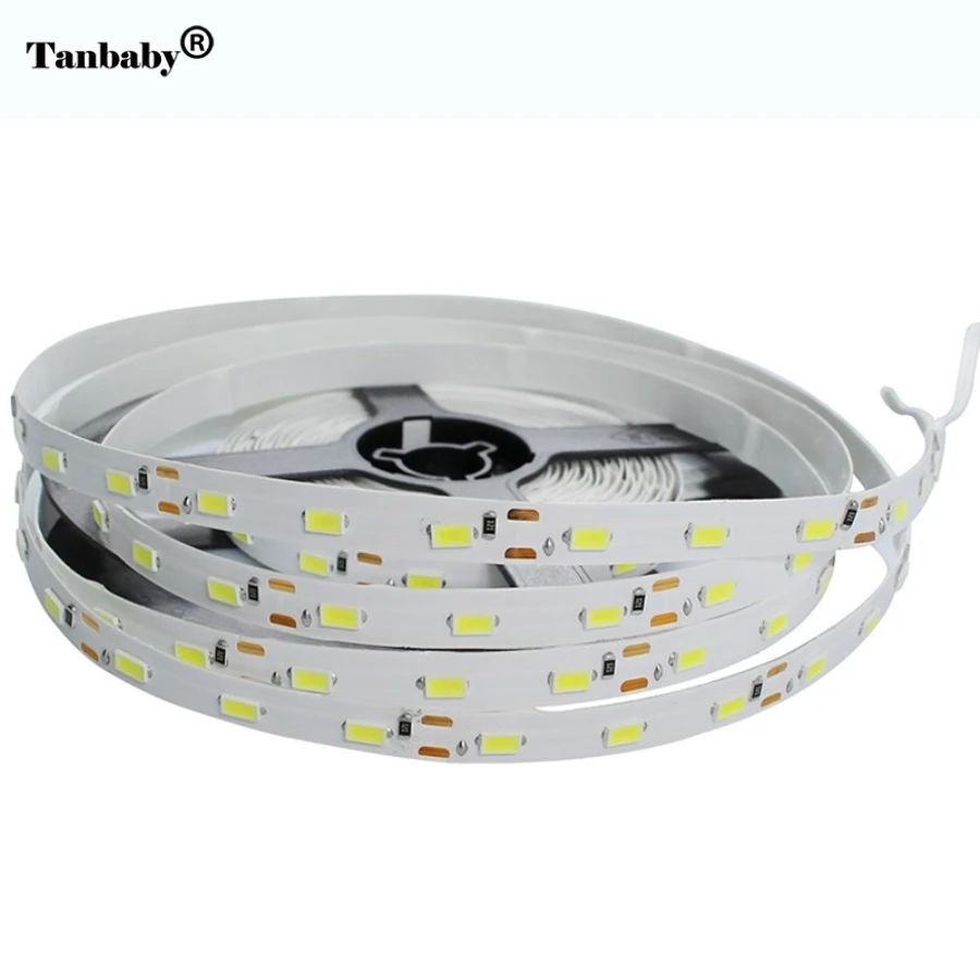 Tanbaby 5630 SMD Светодиодные ленты 300 светодиодный S/5 м Холодный/теплый белый красный зеленый 5730 Светодиодные ленты света Гибкая лента + 12 В 2A