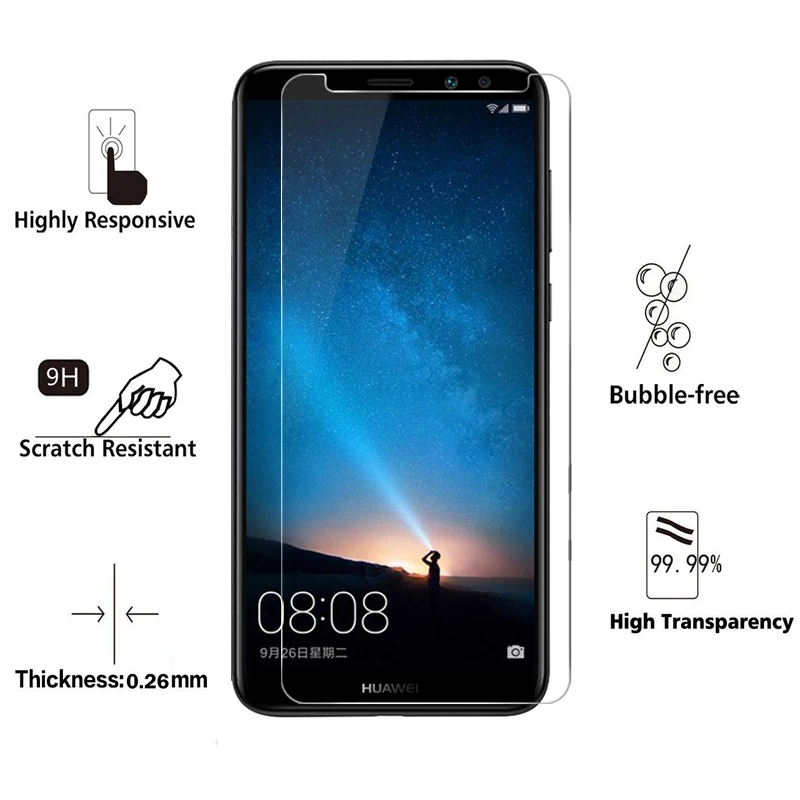 Закаленное стекло для huawei Nova 3 3i 3e 2i 2 Plus I E Защитная стеклянная Защитная пленка для Honor Nova3 Nova2 I3 I2 2plus E3 Nova3i