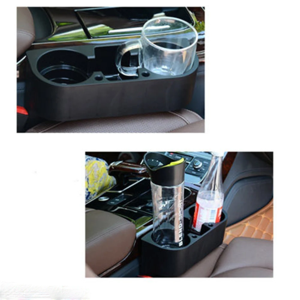 Высокое качество ABS автомобильное сиденье лоток для чашек с клином Держатель подставка крепление бутылки для напитков Органайзер