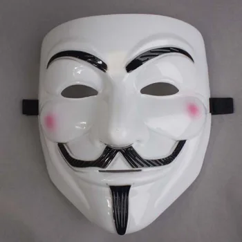 

New V For Vendetta Anonymous Movie Guy Fawkes Vendetta Mask Halloween Cosplay