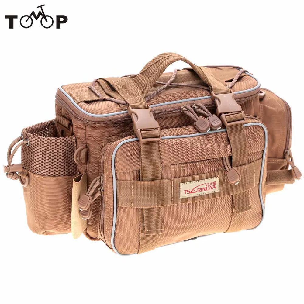 Prix pour Trulinoya 40*15*19 cm de pêche sac multi-fonction de pêche sac étanche toile taille de pêche leurre sac d'épaule Prix pour Trulinoya 40*15*19 cm de pêche sac multi-fonction de pêche sac étanche toile taille de pêche leurre sac d'épaule