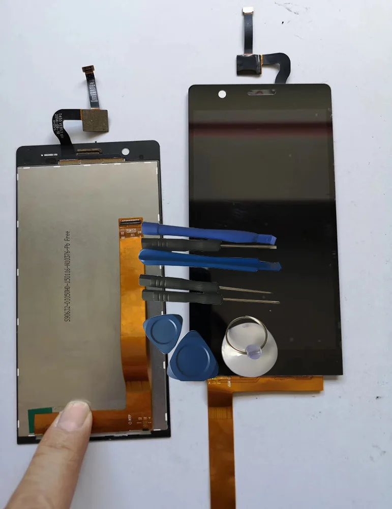 

RYKKZ For LAVA A1 LCD Display With Touch Screen Digitizer Assembly Replacement With Tools+3M Sticker