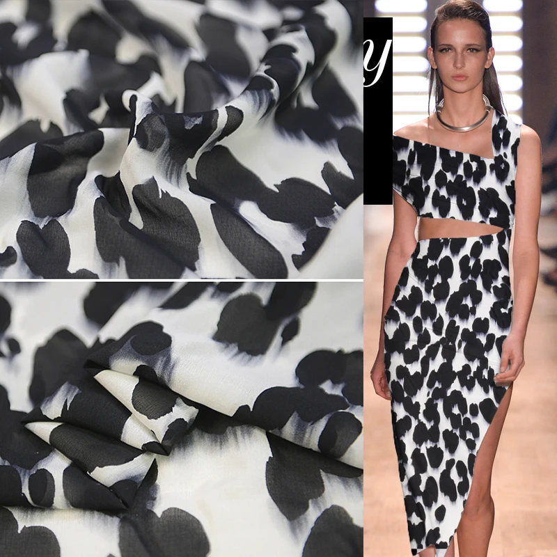 

100 % silk Jorge gauze spring summer dress fabric handmade fabric