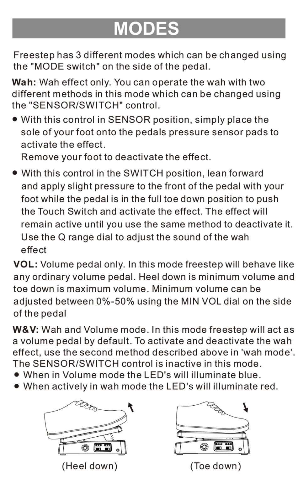 Новый MOOER freestep Wah педаль вау тон высококачественные электронные компоненты Гитары педаль эффектов