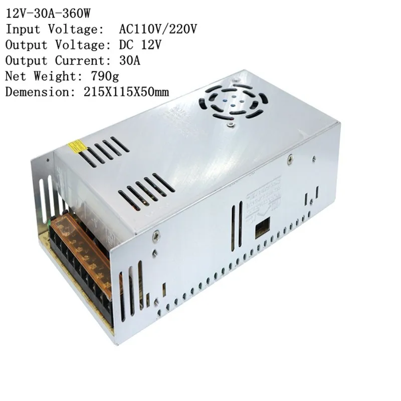 AC 110 V-220 V к DC 5 V 12 V 24 V Светодиодный источник питания 1A 2A 3A 5A 10A 15A 20A 30A 50A переключатель адаптер питания