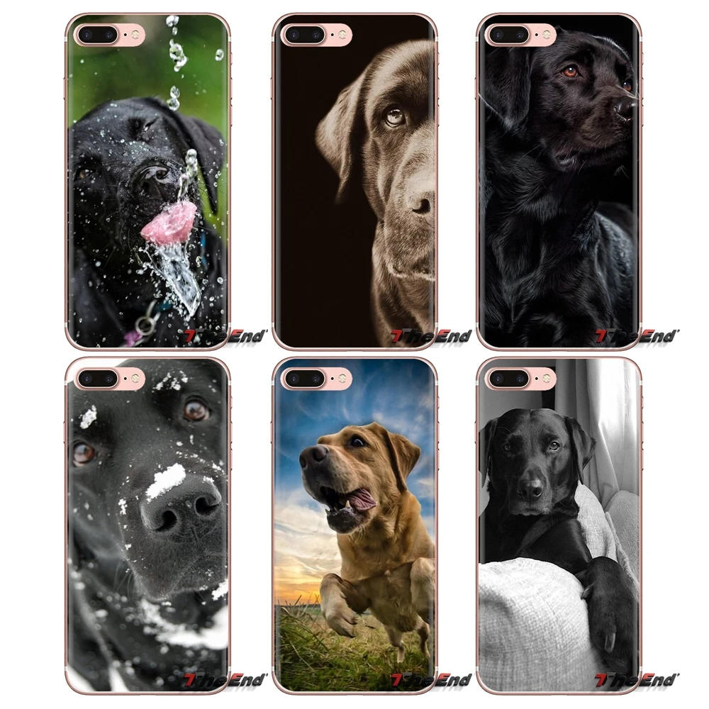 

For Huawei Mate Honor 4C 5C 5X 6X 7 7A 7C 8 9 10 8C 8X 20 Lite Pro The Labrador Retriever dogs Transparent Soft Cases Covers