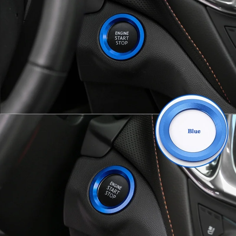 Стайлинг автомобиля алюминиевая крышка переключателя зажигания для Toyota 86 Camry