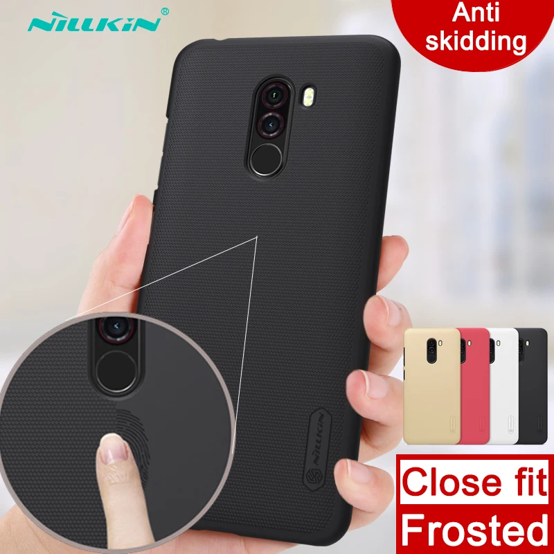 Чехол для Xiaomi Pocophone F1 Nillkin Super Frosted Shield, Жесткий Чехол на заднюю панель, противоскользящий чехол для Xiaomi Poco F1