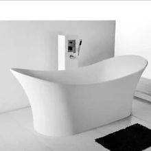 Акриловая отдельно стоящая Ванна-камень-твердая поверхность-1750x750x680 мм-автономная WD002