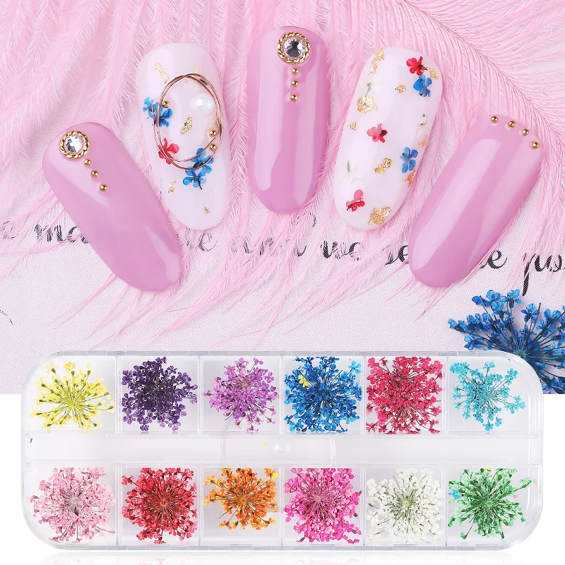 3D настоящие сушеные цветы, наклейки для ногтей, Подсолнух, Нарцисс, натуральные наклейки с цветочным рисунком, маникюрные ногти, сухие цветочные украшения, аксессуары