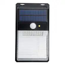 Водонепроницаемый светодиодный солнечные уличные фонари датчик движения энергосберегающий ночник 120 градусов авто-зондирование уличный дворовый садовый настенный светильник