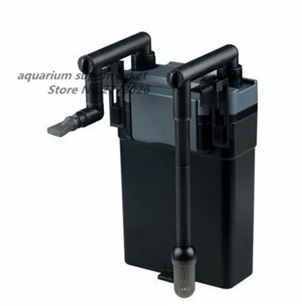 

1 piece SUNSUN HBL-802 6W black easy to use wall-mounted external filter for fish tank aquarium filter equipment