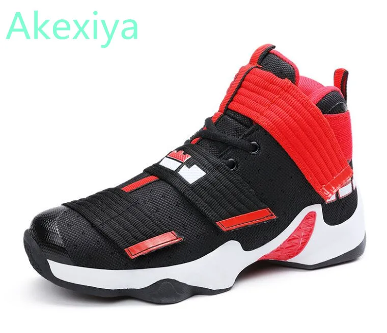 Hombres zapatos Lebron James zapatos High top Sneakers tobillo profesional zapatos Air cushion basket homme baloncesto Hombres zapatos Lebron James zapatos High top Sneakers tobillo profesional zapatos Air cushion basket homme baloncesto