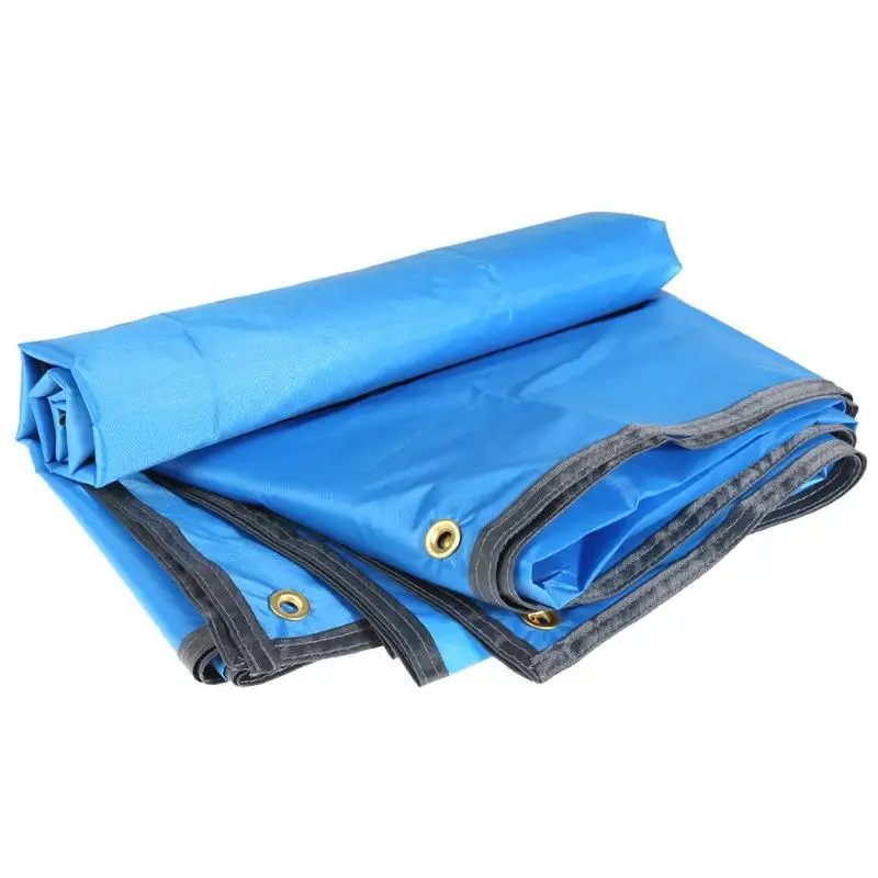 Портативный брезент водонепроницаемый Открытый походный коврик тент ткань брезент Sandbeach коврик для пикника Аксессуары для кемпинга - Цвет: Blue