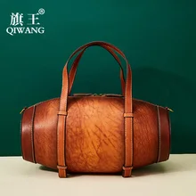 Винтажная ручная сумка, отличные сумки из натуральной кожи, богаче, женская сумка, натуральная кожа, модная сумка, Новинка