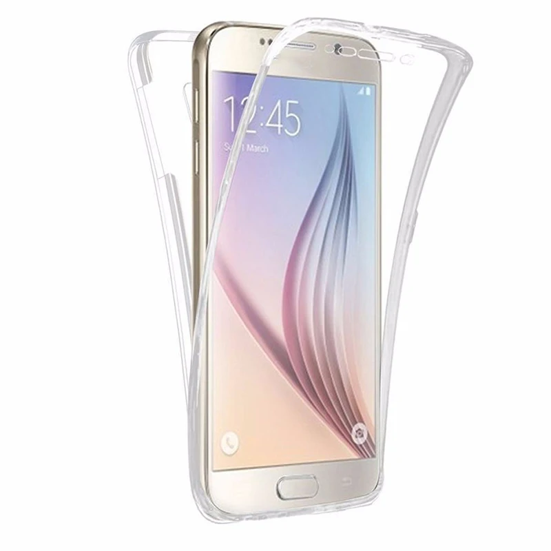 360 Full TPU Case for Samsung Galaxy S9 S8 Plus S5 S6 S7 Edge A3 A5 2017 A7 J1 2016 J3 J5 J7 Prime A8 A6 2018 Cover Case