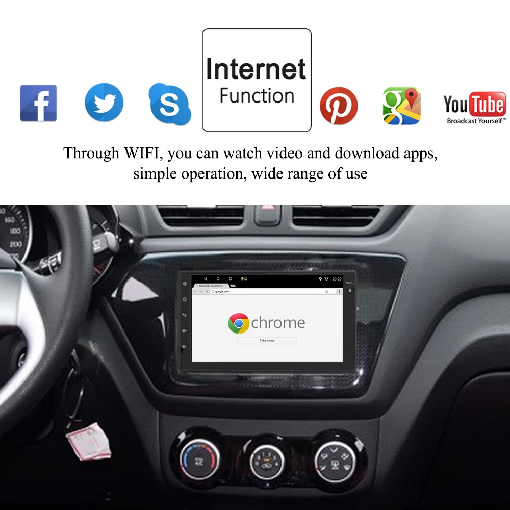 Автомагнитола Lexxson 2din Android 8 1 для Nissan Toyota Volkswagen Mazda GPS навигация FM Мультимедиа
