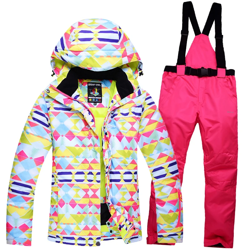 

Free Shipping Ski suit, Women's Suit, Winter Outdoor Single Board, Double Ski Suit, Waterproof, Warm And Thick.