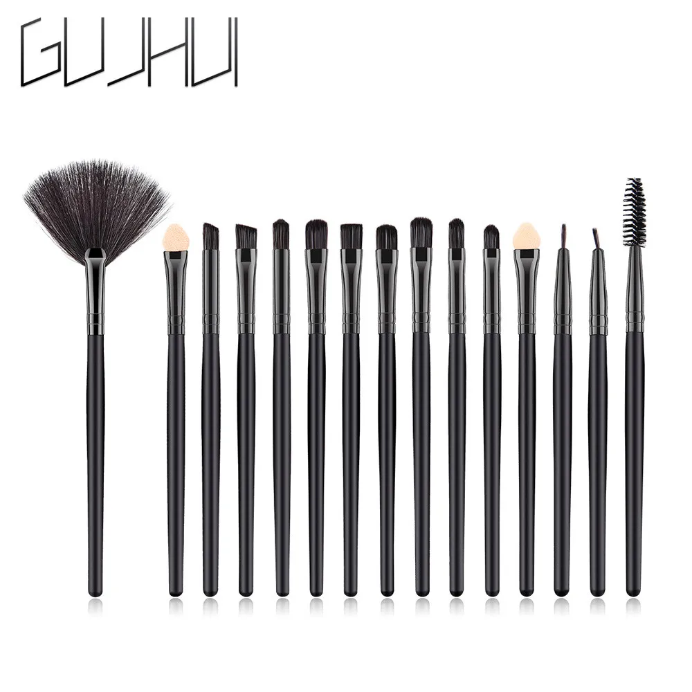 

15 Pcs Women's Makeup Brush Set Wood Makeup Brush EyeShadow Brush Cosmetics Blending Brush Tool L58