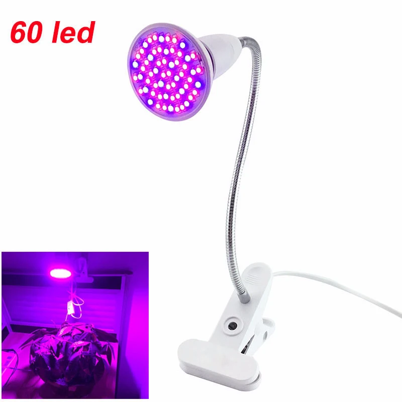Full Spectrum 200 Led Grow Light Bulb UV IR E27 Plant Flower Lamp Red