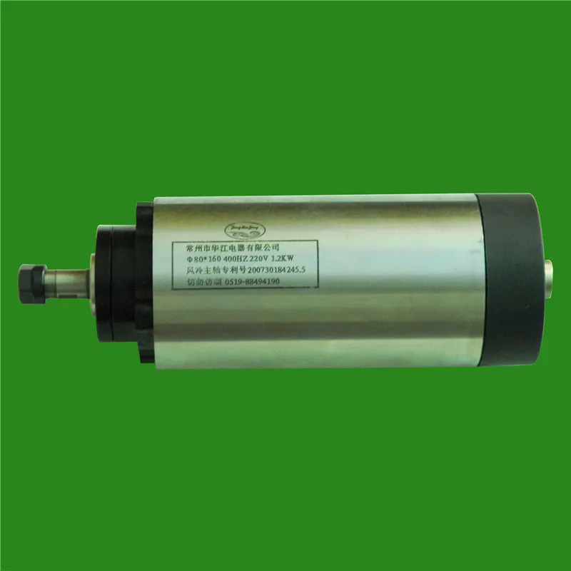 1.5HP 1.2kw 24000 об/мин ER11 деревообрабатывающий двигатель шпинделя переменного тока 4