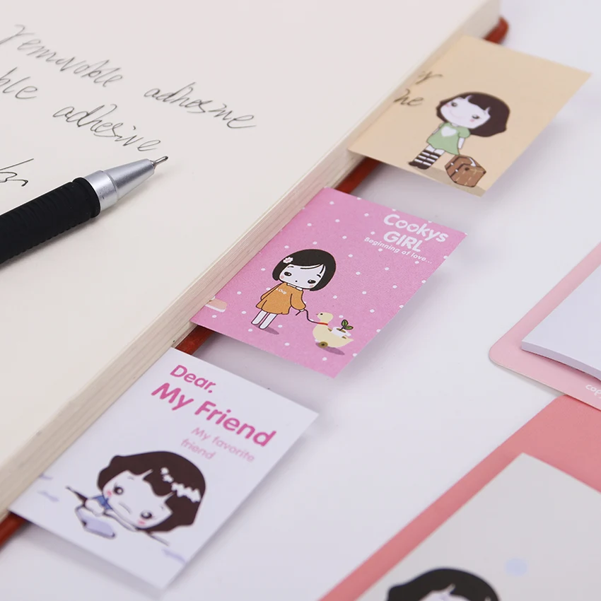1pc Korean Stationery Memo Pads Cute Convenience Scrapbooking Sticker