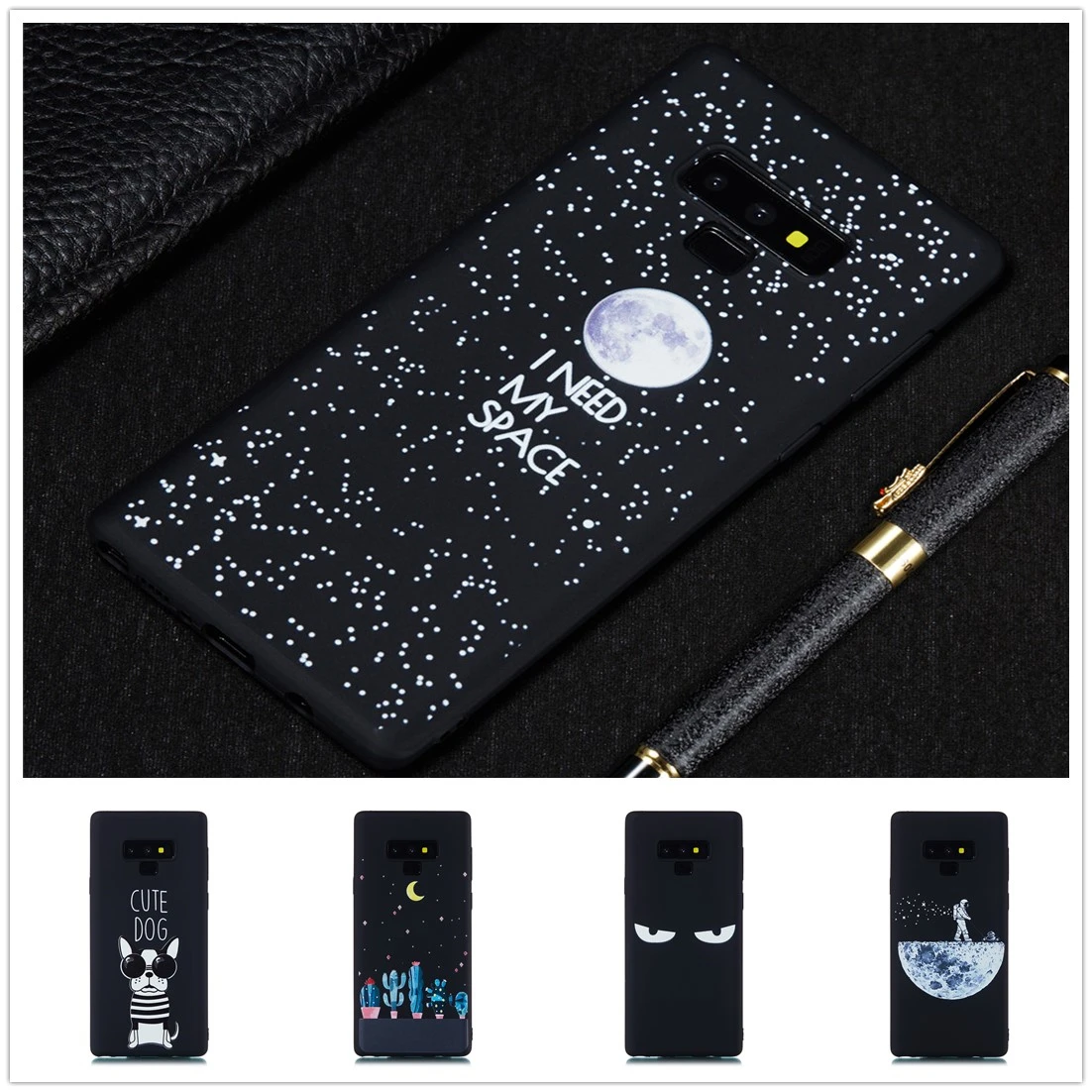 

A9 2018 Space Star Case for Samsung Galaxy A7 A8 2018 Matte Cat Eyes for Samsung Galaxi S9 S8 Plus Soft Coque Note 9 Note9 Shell