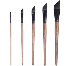 777SQDS 1 шт Высокое качество белка волосы Дуб деревянная ручка-лайнер кисти для рисования художественная Акварельная живопись художественная кисть для рисования