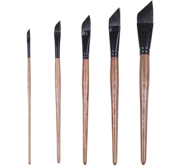 

777SQDS 1PC high quality squirrel hair oak wooden handle liner paint brushes artistic watercolor painting art brush for drawing