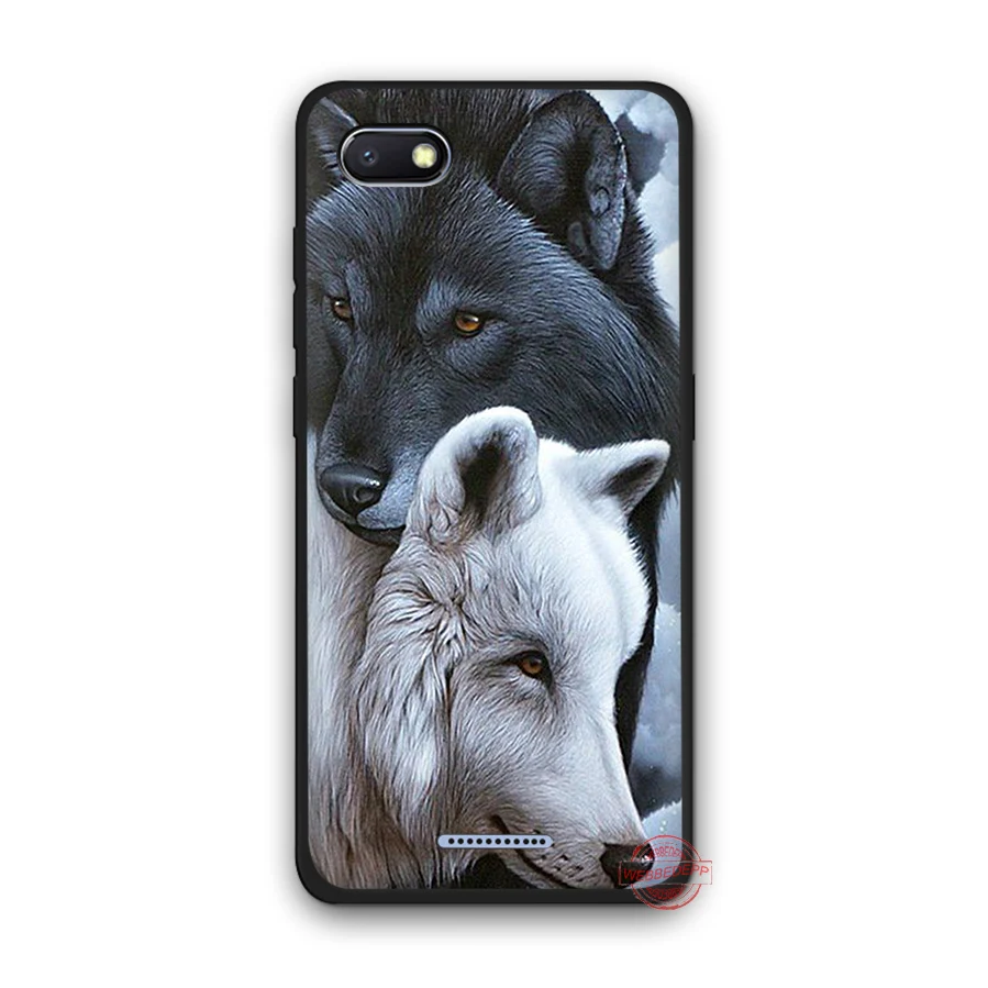 WEBBEDEPP волк коллаж искусство мягкий чехол для телефона для Redmi Note 8 7 6 5 Pro 4A 5A 6A 4X5 Plus S2 Go чехол s - Цвет: 6