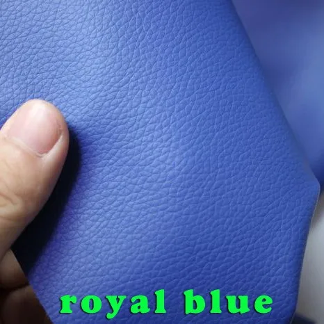 50x140 см маленькие личи из искусственной кожи, искусственная кожа, прошитая искусственная кожа. Кожа для мебели - Цвет: royal blue