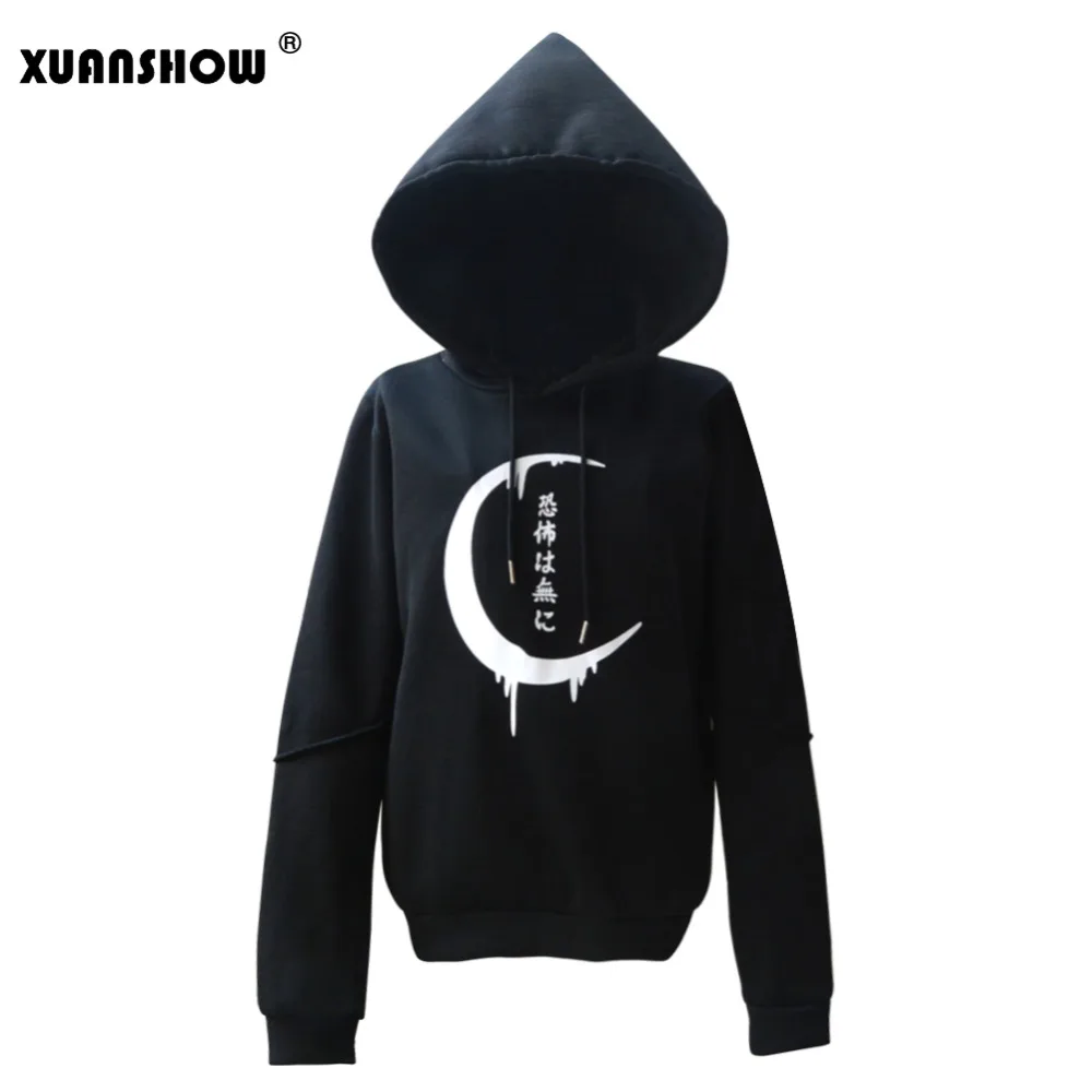 XUANSHOW 2020 новинка зима осень толстовка с капюшоном длинный рукав большая шапка