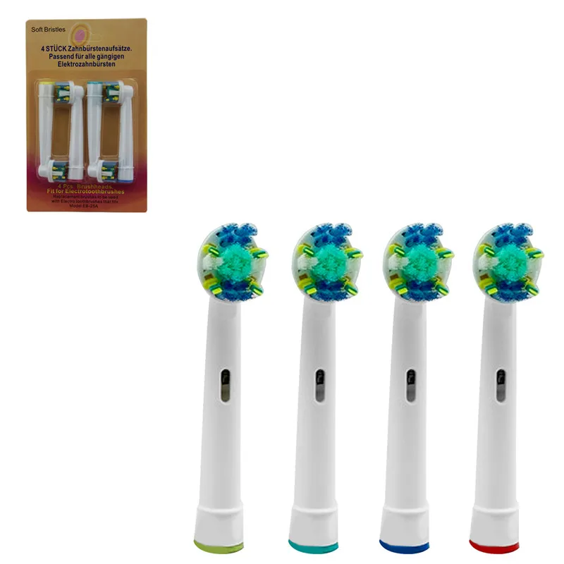 

4Pcs EB-25A Model Electric Toothbrush Head Replacement Tooth Brush Heads Cleaning Tool for Braun Oral-B D4510/D12013/D12013W rp