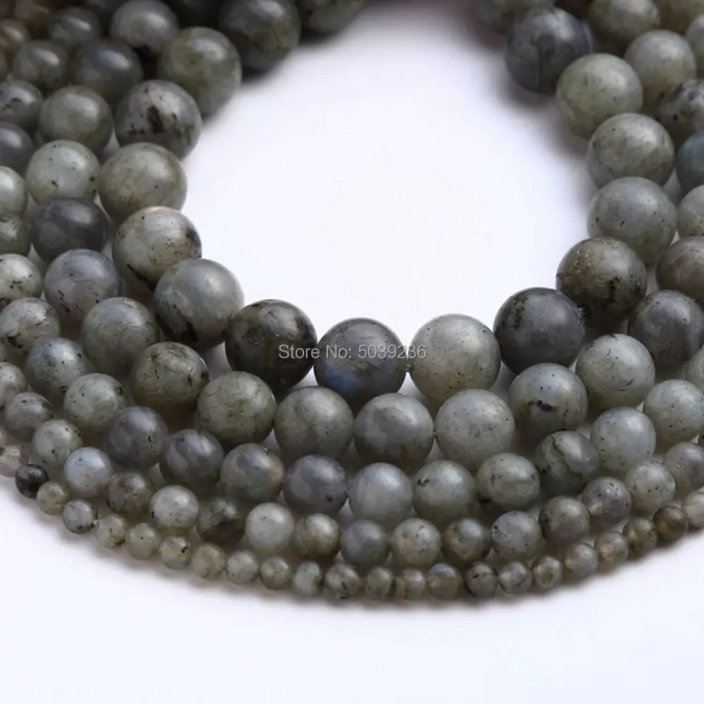 Wholesale Natural Stone Beads Labradorite Round Loose 4 6 8 10 12mm for Needlework Jewelry Making Bracelet Necklace DIY | Украшения и